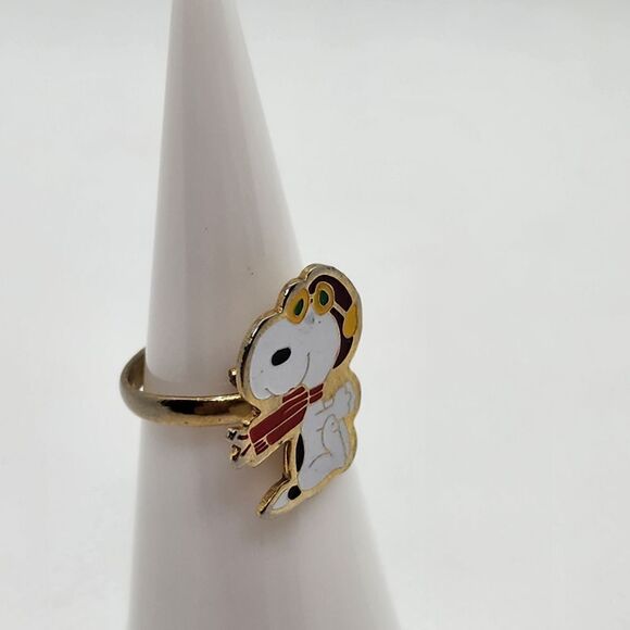 Peanuts Pilot Snoopy Adjustable Ring - Picture 2 of 5